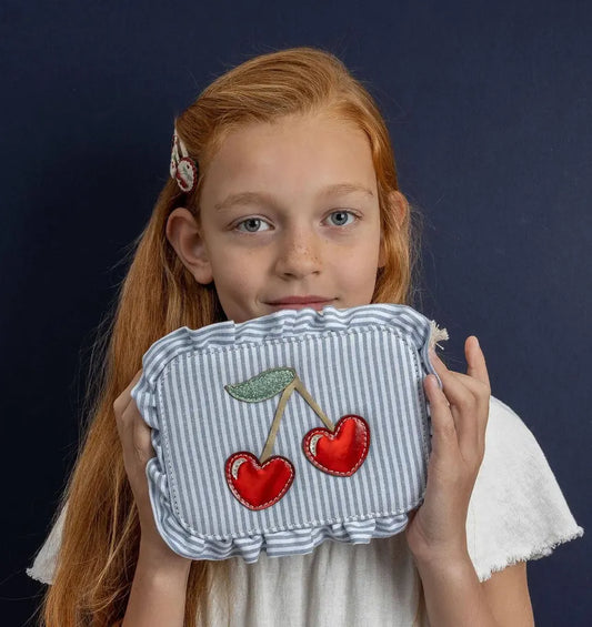 Striped cherry bolso