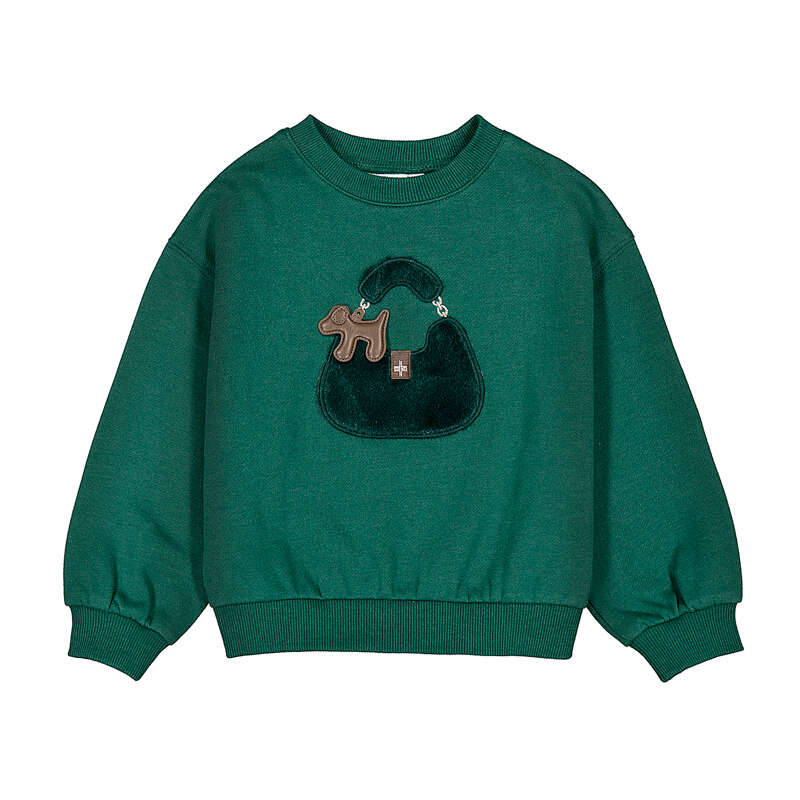 Pullover apliques  4407 botella