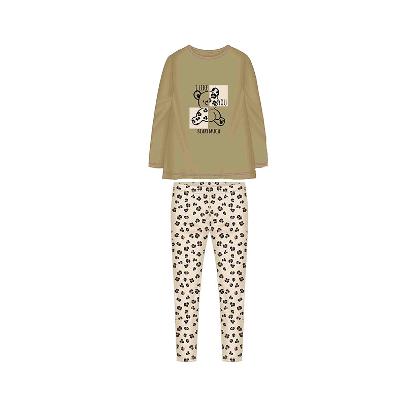 Conj. leggings estampado 4719 camel