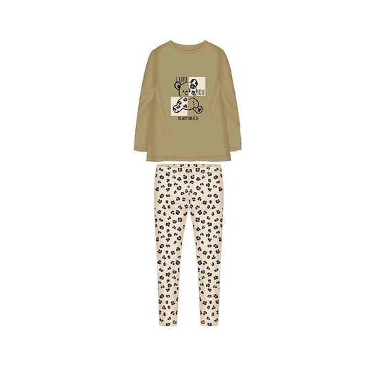 Conj. leggings estampado 4719 camel