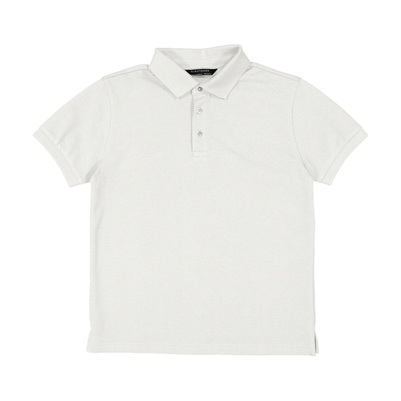 Polo m/c granito basico 890 blanco
