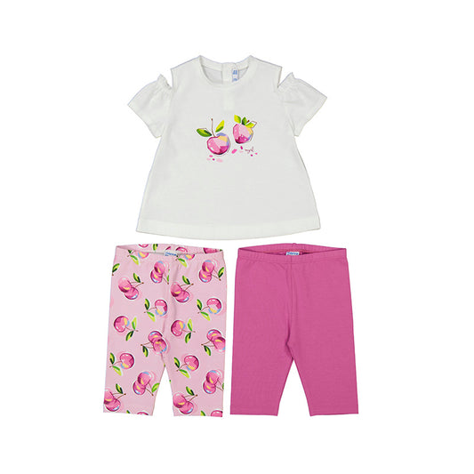 Conjunto set  1740  3 piezas malva