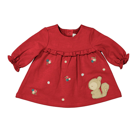 Vestido felpa 2885 rojo