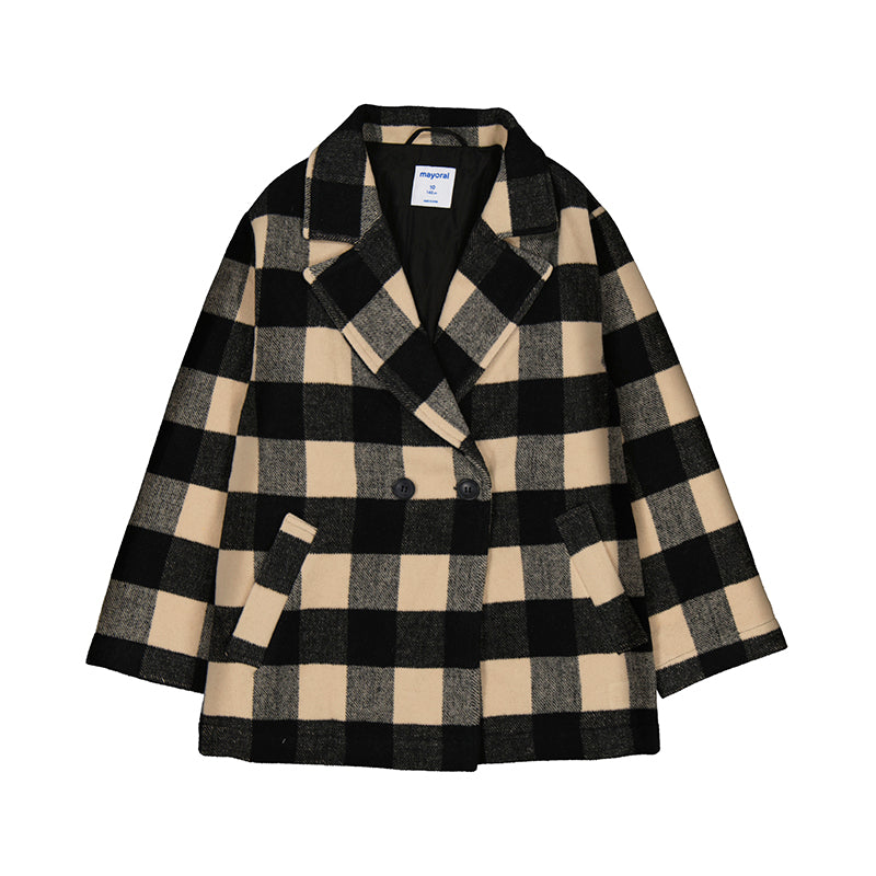 Abrigo jacquard 7431 cuadros