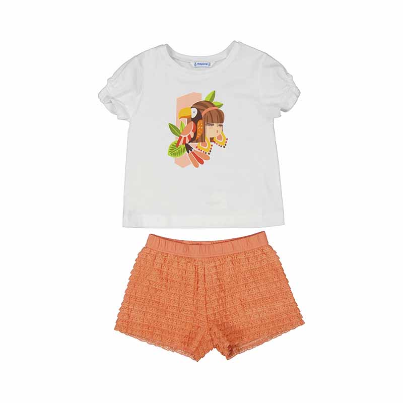Conjunto short 3211 mandarina