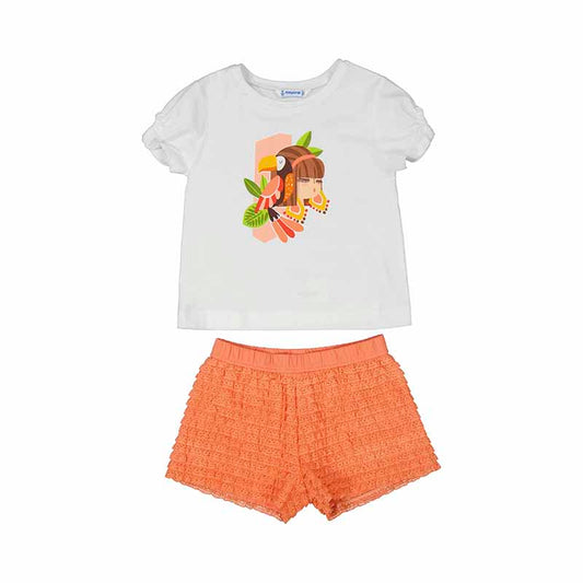 Conjunto short 3211 mandarina