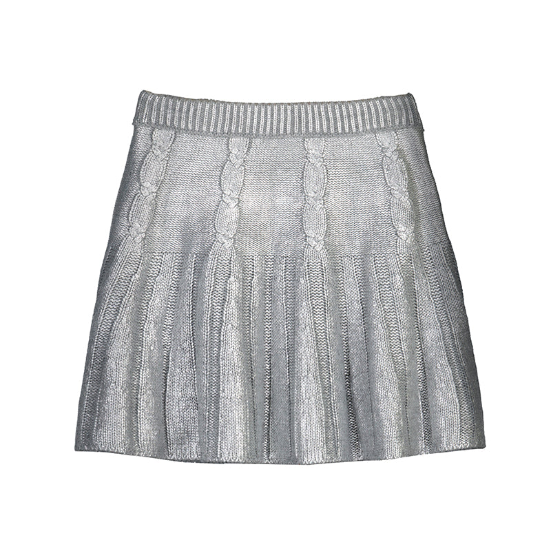 Falda tricot 7902 plata vig
