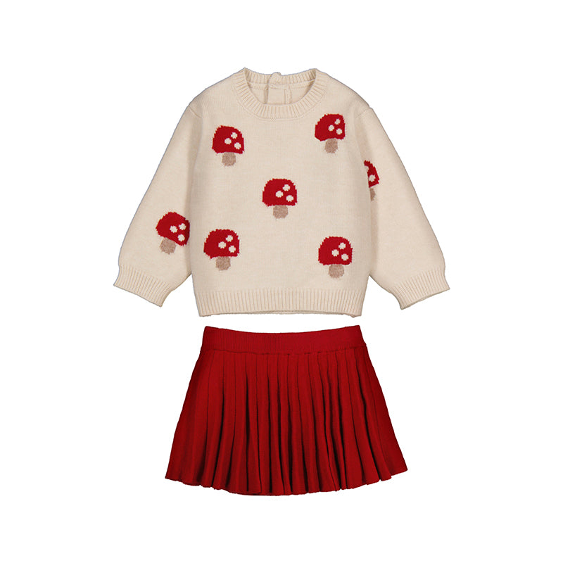 Set falda  2925 rojo