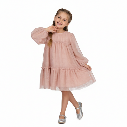 Vestido tul fantasia 4919 maquillaje