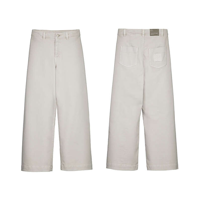 Pantalon largo wide leg 7502 tiza