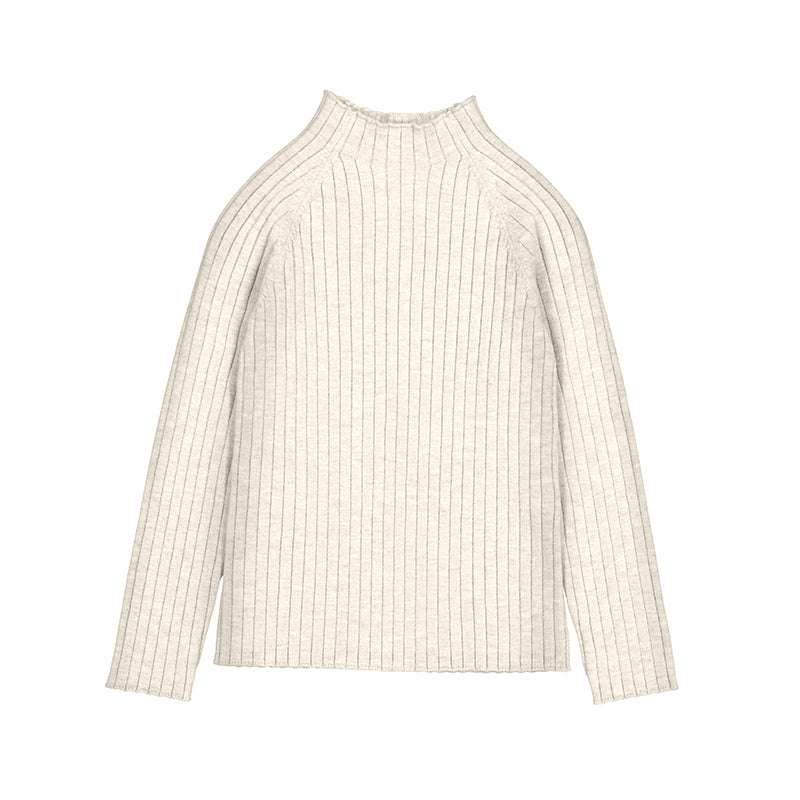 Blusa tejido cuello alto 4001 macchiato