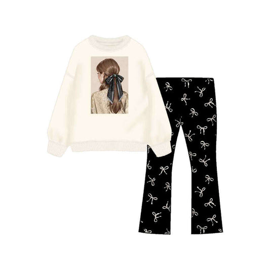 Conj. leggings felpa estampada 4738 negro