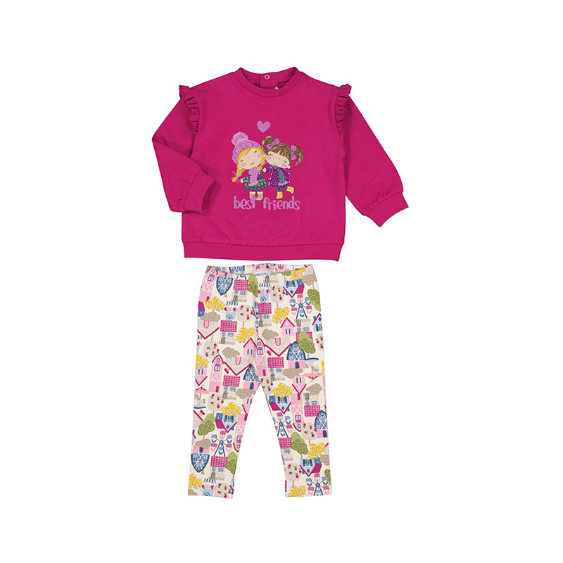 Conj de  Leggings 2767 magenta