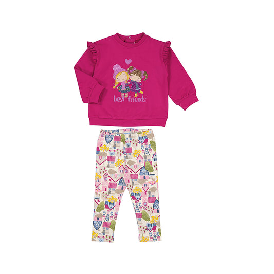 Conj de  Leggings 2767 magenta