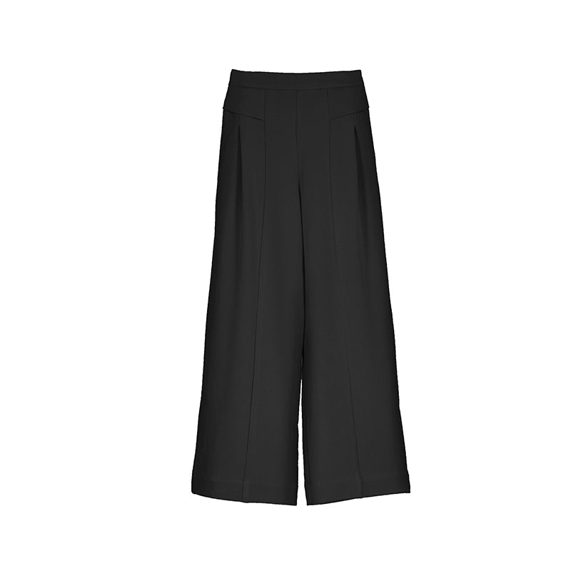 Pantalon largo wide leg 7572 negro