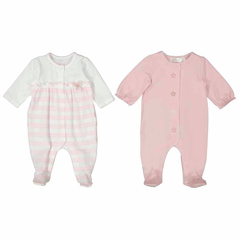 Set  mamelucos 1750 rosa baby