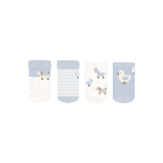Set 4 calcetines 9107 cielo