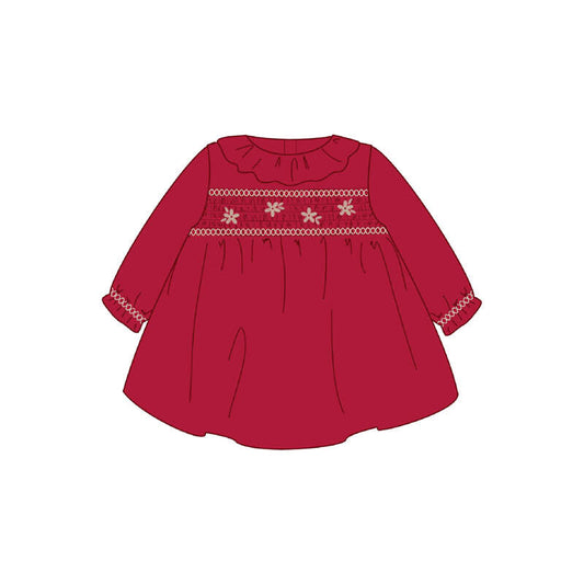 Vestido terciopelo 2807 red