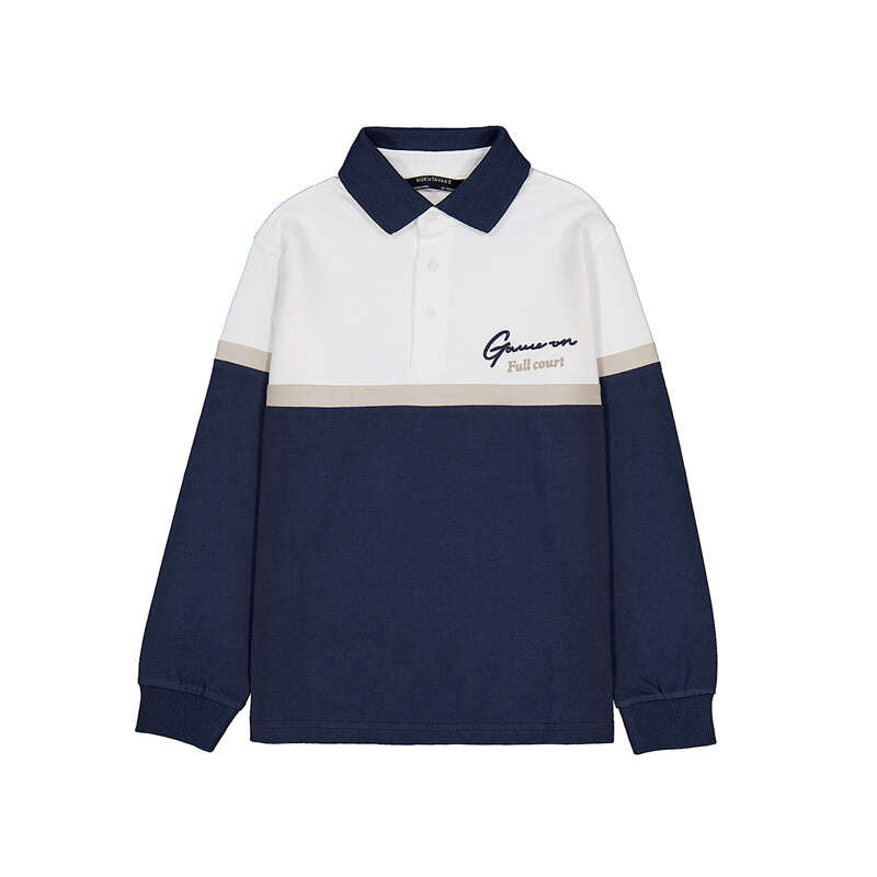 Polo m/l combinado 7104 sombra