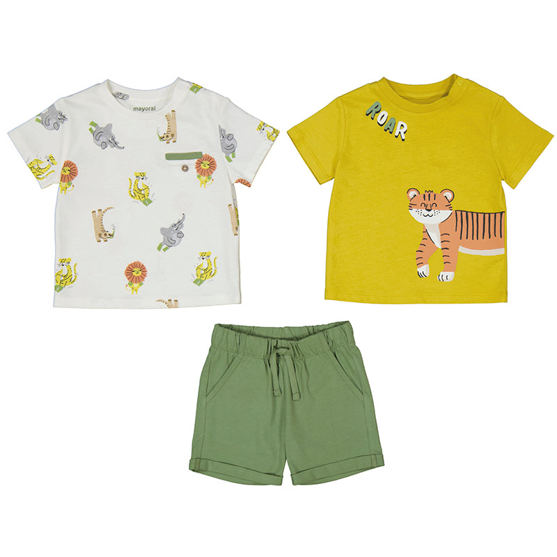 Conj. punto 3 piezas print 1652 oro