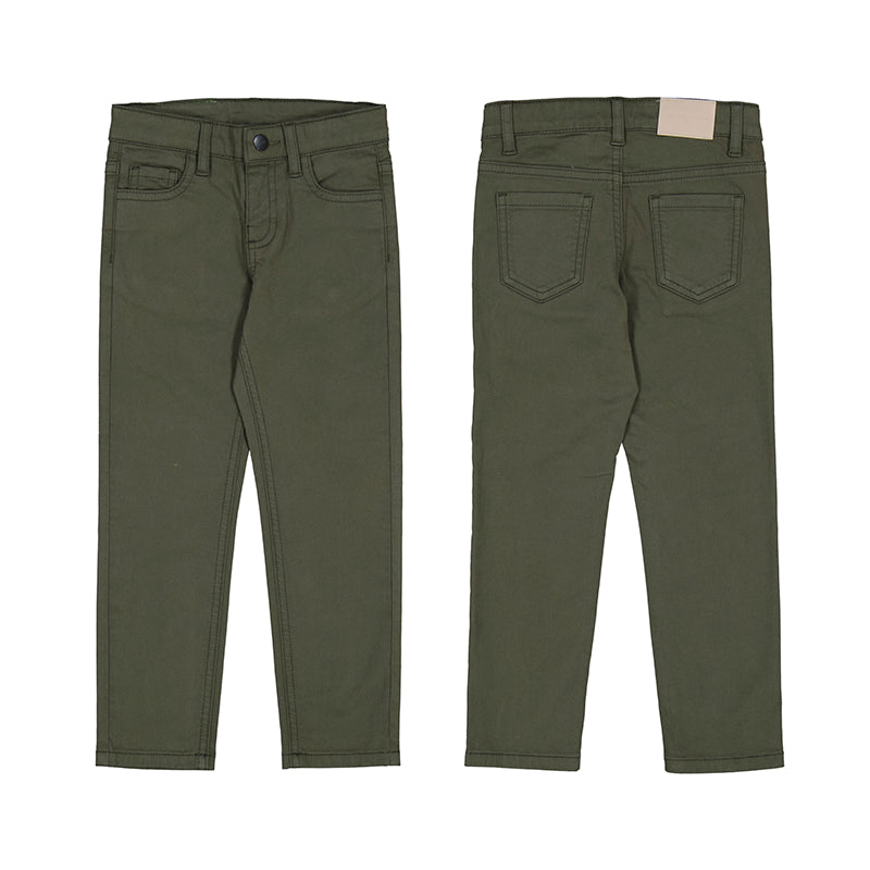 Pant. chino slim 517 oliva