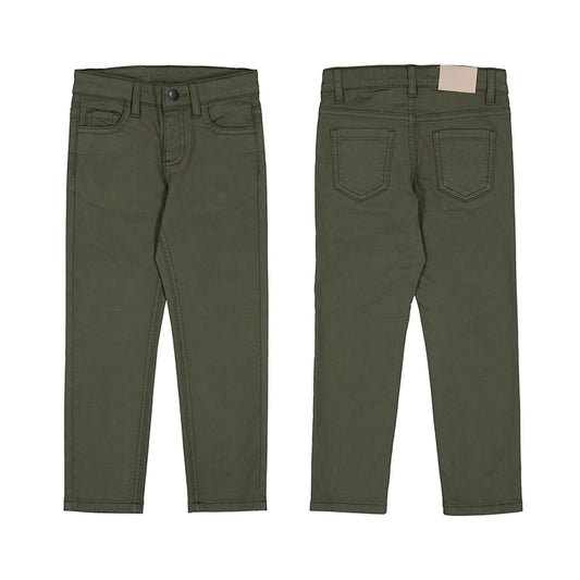 Pant. chino slim 517 oliva