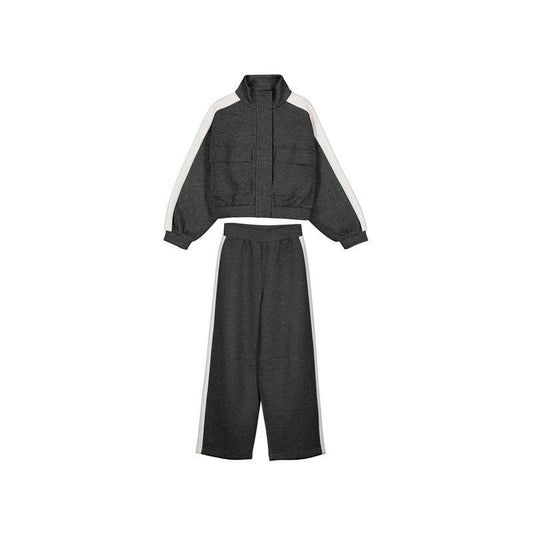 Chandal interlock bandas 7860 negro