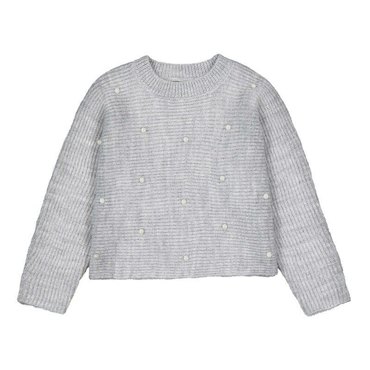 Jersey tricot perlas 4322 Gris mez
