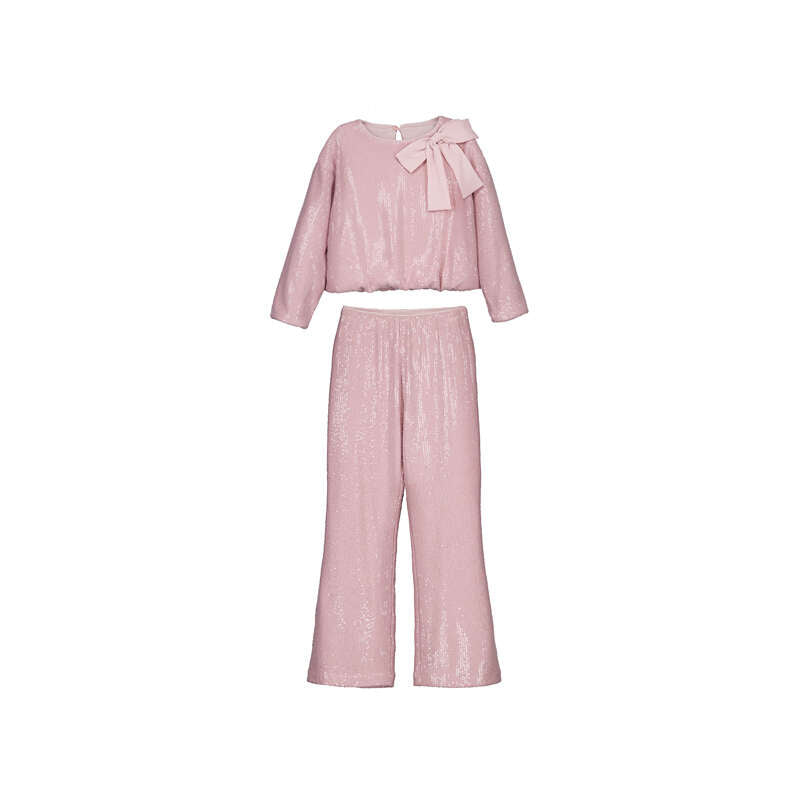 Conj. pantalon lentejuelas 4528 cuarzo
