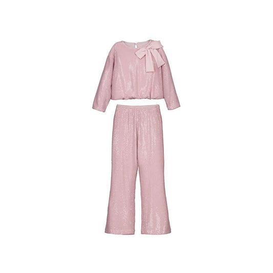 Conj. pantalon lentejuelas 4528 cuarzo
