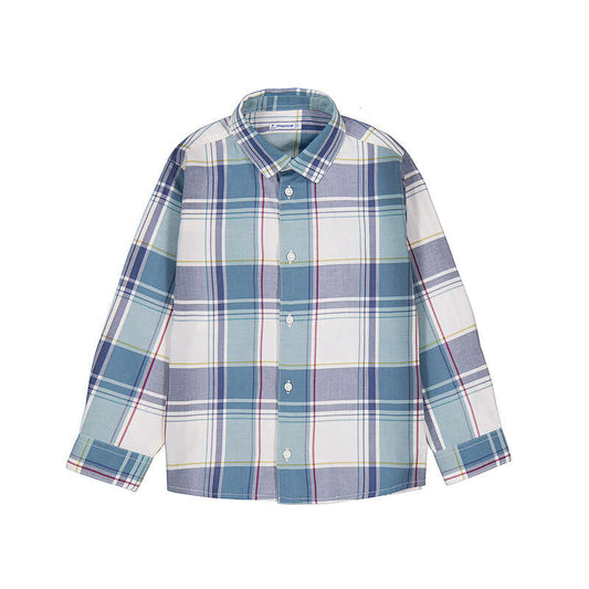 Camisa m/l cuadros 4102 lago