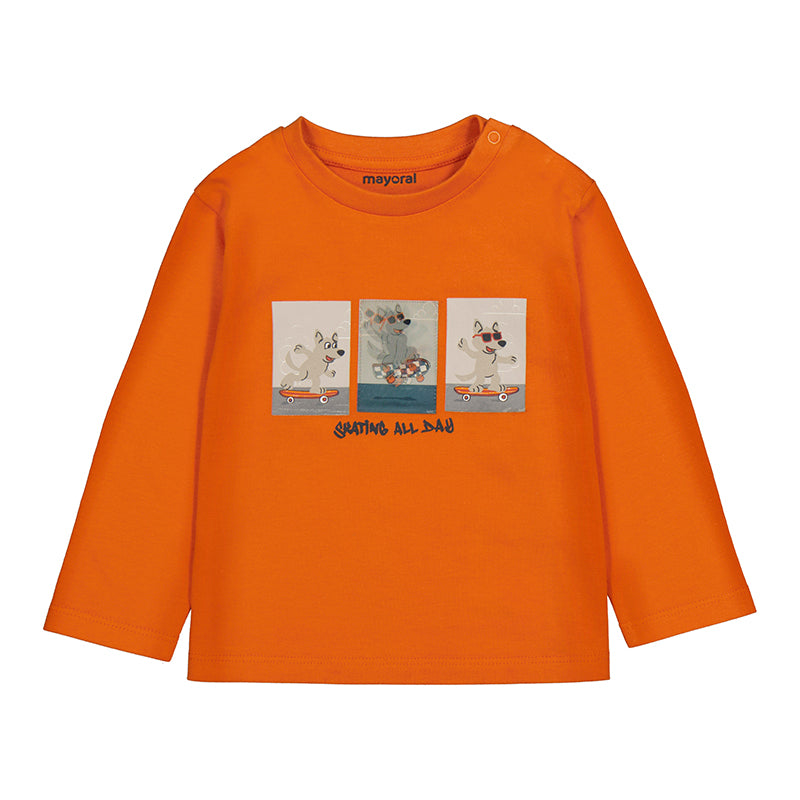 Camiseta m/l   2063 calabaza