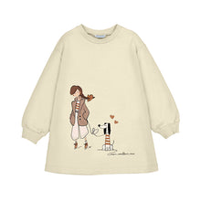 Cargar imagen en el visor de la galería, Vestido felpa evase 4929 arena
