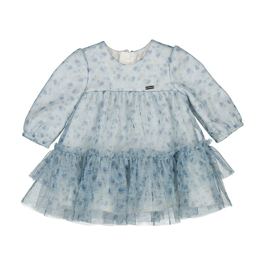 Vestido tul 2817 mineral