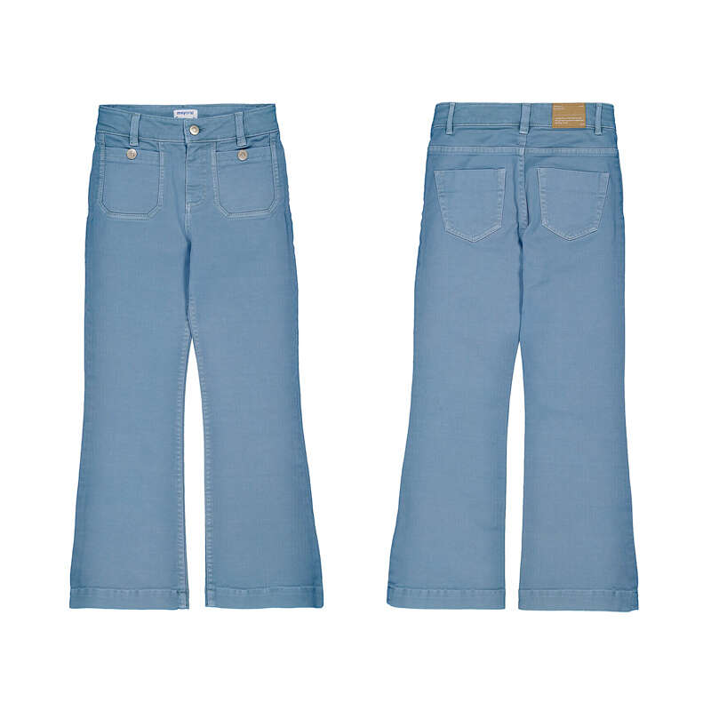 Pantalon sarga flare 7501 iceberg