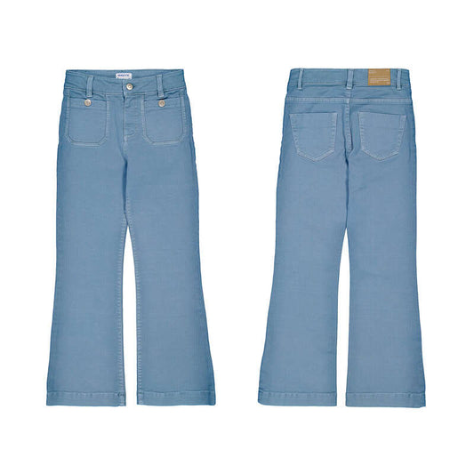 Pantalon sarga flare 7501 iceberg