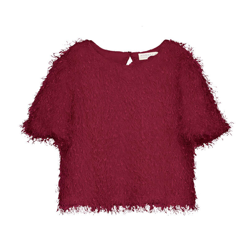 Top flecos 7067 granate