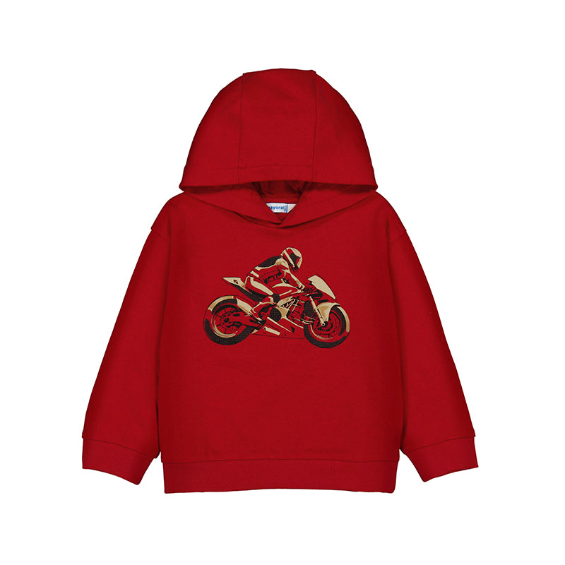 pullover print relieve 4407 rojo