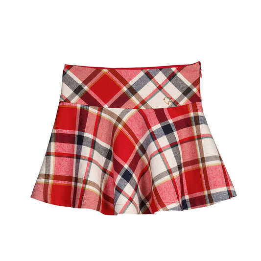 Falda cuadros 4902 rojo