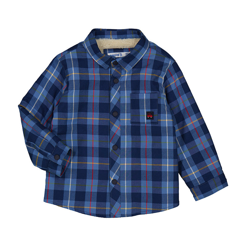 Sobrecamisa forrada 2175 azul