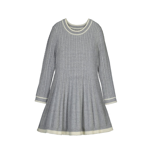 Vestido tricot ochos 4920 plata vig