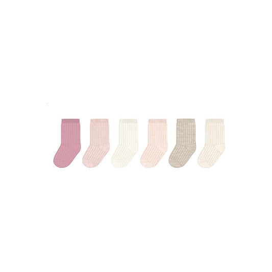 Set 6 calcetines 9110 rosa