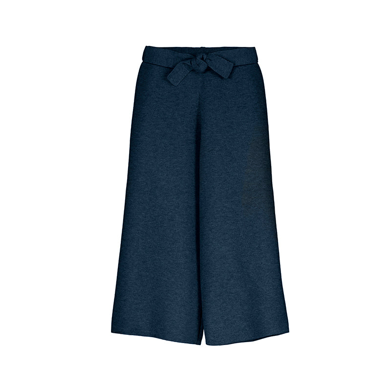 Pantalon culotte tricot 4579 marino