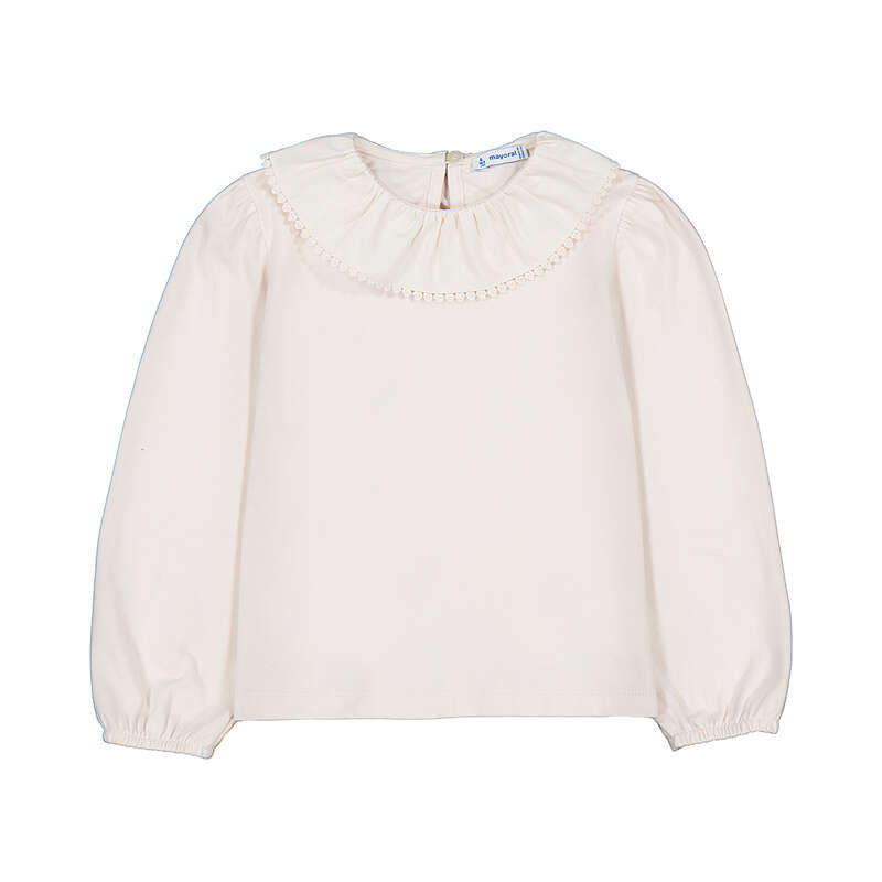 Blusa cuello volante 4149 soja
