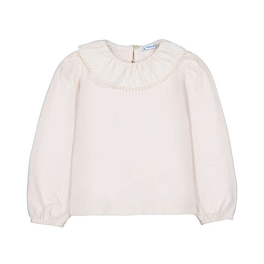 Blusa cuello volante 4149 soja