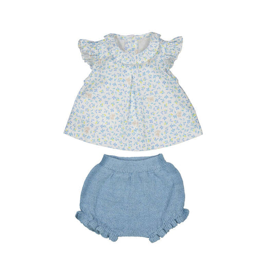 Conj. blusa y tricot 1288 Lagon