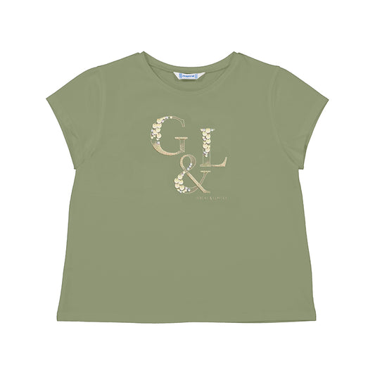 Camiseta m/c basica 854 musgo
