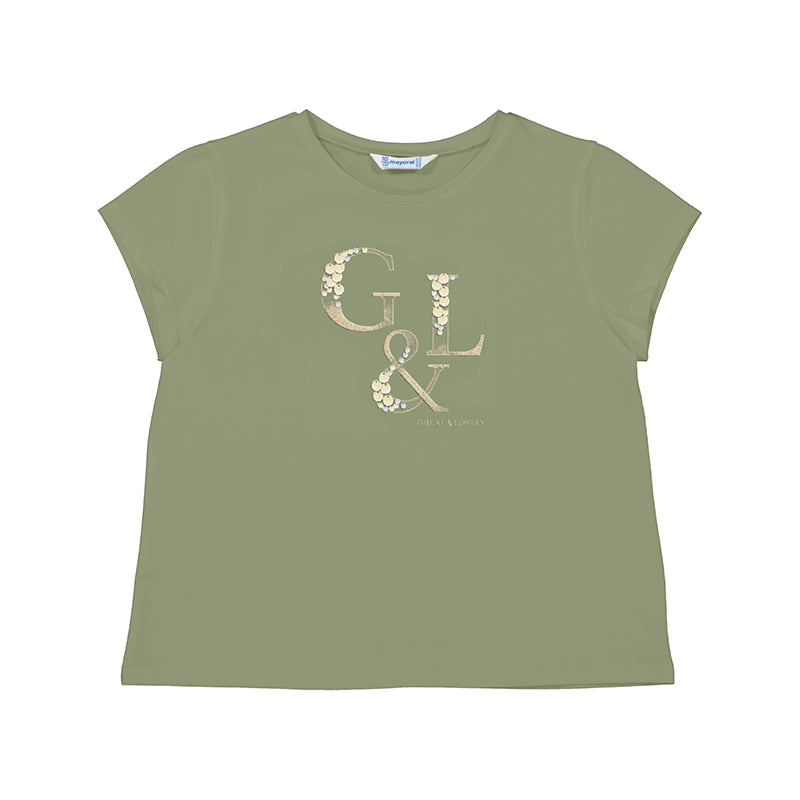 Camiseta m/c basica 854 musgo