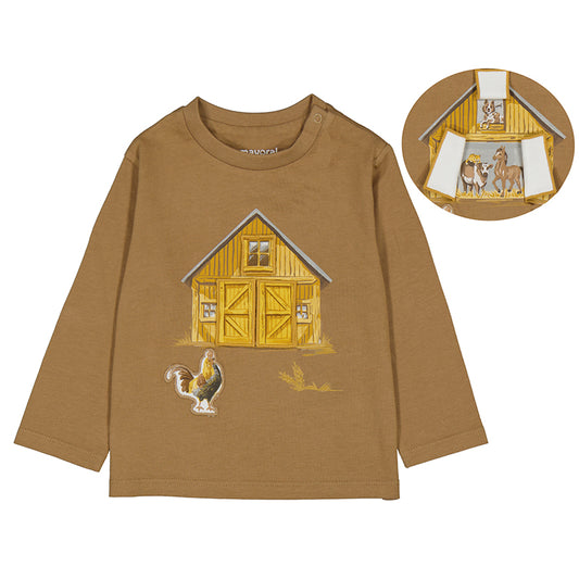 Camiseta m/l   2067 caramelo