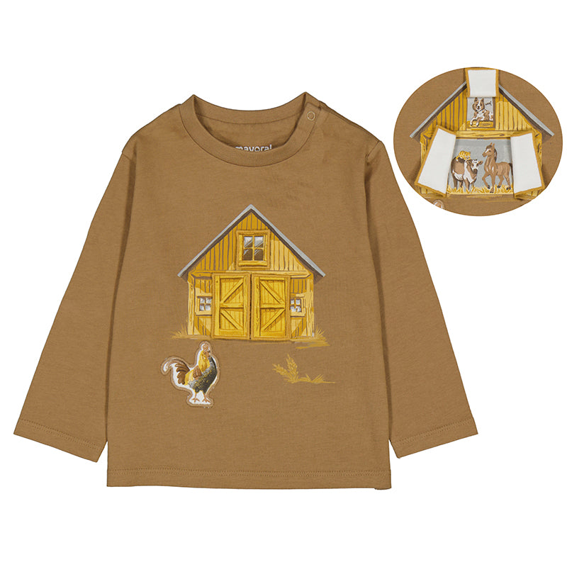 Camiseta m/l   2067 caramelo